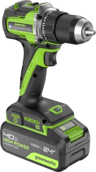 Дрель-шуруповерт Greenworks DD560 аккум. патрон:быстрозажимной (3708407CUB) - купить недорого с доставкой в интернет-магазине