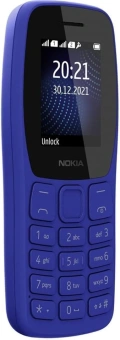 Мобильный телефон Nokia 105 Dual SIM TA-1416 синий моноблок 1.77" 120x160 Series 30+ GSM900/1800 Protect MP3 - купить недорого с доставкой в интернет-магазине