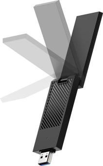 Сетевой адаптер Wi-Fi Cudy WU5400 AXE5400 USB 3.0 (ант.внеш.несъем.) 2ант. - купить недорого с доставкой в интернет-магазине