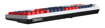Клавиатура A4Tech Bloody S98 механическая синий/белый USB for gamer LED (SPORTS NAVY) - купить недорого с доставкой в интернет-магазине
