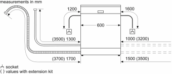 Посудомоечная машина Bosch Serie 2 SMS26AI00Q нержавеющая сталь (полноразмерная) - купить недорого с доставкой в интернет-магазине
