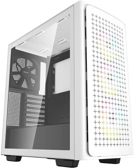 Корпус Deepcool CK560 WH белый без БП ATX 3x120mm 4x140mm 2xUSB3.0 audio bott PSU - купить недорого с доставкой в интернет-магазине