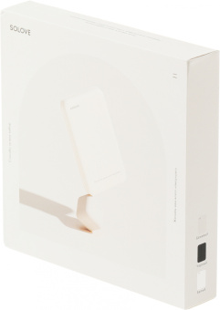 Мобильный аккумулятор Solove W12 5000mAh QC3.0/PD3.0 20W 3A USB-C беспров.зар. бежевый (W12 BEIGE RUS) - купить недорого с доставкой в интернет-магазине