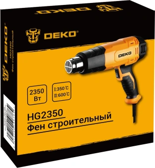 Технический фен Deko HG2350 2350Вт темп.350/600С (085-1009) - купить недорого с доставкой в интернет-магазине