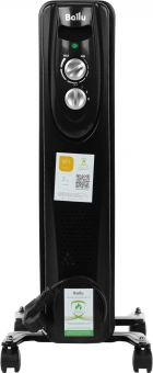 Радиатор масляный Ballu Classic BOH/CL-05BRN 1000Вт черный - купить недорого с доставкой в интернет-магазине
