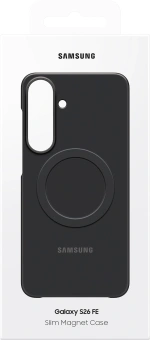 Чехол Samsung для Samsung Galaxy S26 FE Magnet Case with MagSafe черный (EF-SS741CBEGRU) - купить недорого с доставкой в интернет-магазине