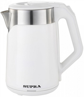 Чайник электрический Supra KES-1897 1.8л. 1500Вт белый корпус: пластик - купить недорого с доставкой в интернет-магазине