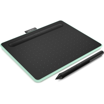 Графический планшет Wacom Intuos CTL-4100WLE-N Bluetooth/USB фисташковый - купить недорого с доставкой в интернет-магазине