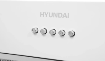 Вытяжка встраиваемая Hyundai HBB 6030 W белый управление: кнопочное (1 мотор) - купить недорого с доставкой в интернет-магазине