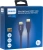 Кабель аудио-видео Philips 8K 60 Гц Ultra HD HDMI (m)/HDMI (m) 5м. позолоч.конт. серый (SWV7150/56) - купить недорого с доставкой в интернет-магазине