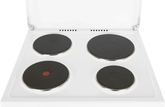 Плита Электрическая Gefest ЭП Н Д 6140-02 белый эмаль (металлическая крышка) - купить недорого с доставкой в интернет-магазине