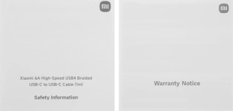 Кабель Xiaomi BHR087BGL USB Type-C (m)-USB Type-C (m) 1м черный - купить недорого с доставкой в интернет-магазине
