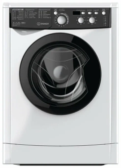 Стиральная машина Indesit EWSD 51031 BK CIS класс: A загр.фронтальная макс.:5кг белый - купить недорого с доставкой в интернет-магазине