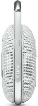 Колонка порт. JBL Clip 4 белый 5W 1.0 BT 15м 500mAh (JBLCLIP4WHT) - купить недорого с доставкой в интернет-магазине