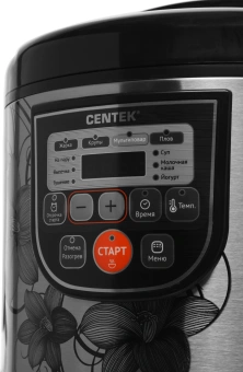Мультиварка Centek CT-1498 5л 700Вт черный/стальной - купить недорого с доставкой в интернет-магазине