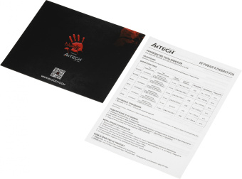 Клавиатура A4Tech B318 черный USB Multimedia for gamer LED (подставка для запястий) кабель 1.8м - купить недорого с доставкой в интернет-магазине