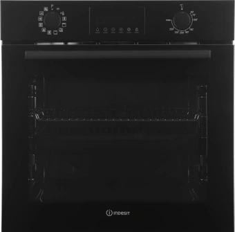 Духовой шкаф Электрический Indesit IBFTE 3841 J BL черный - купить недорого с доставкой в интернет-магазине