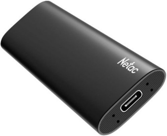 Накопитель SSD Netac USB-C 500Gb NT01ZSLIM-500G-32BK Z Slim 1.8" черный - купить недорого с доставкой в интернет-магазине