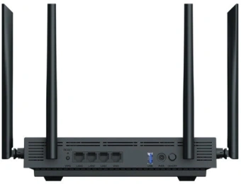 Роутер беспроводной Netis NX32U AX3000 10/100/1000BASE-TX/4G ready черный - купить недорого с доставкой в интернет-магазине