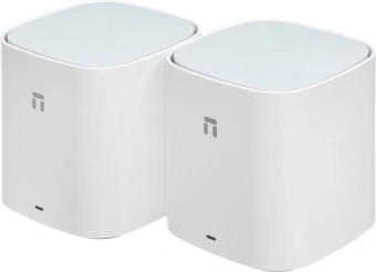 Бесшовный Mesh роутер Netis Neme X30S (NEME X30S (2 PACK)) AX3000 10/100/1000BASE-TX белый (упак.:2шт) - купить недорого с доставкой в интернет-магазине