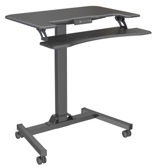 Стол для ноутбука Cactus VM-FDE103 столешница МДФ черный 91.5x56x123см (CS-FDE103BBK) - купить недорого с доставкой в интернет-магазине