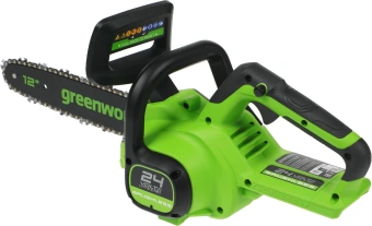 Цепная пила Greenworks GD24CS30K2 аккум. дл.шины:12" (30cm) 1аккум. 2Ач ЗУ (2007007UA) - купить недорого с доставкой в интернет-магазине