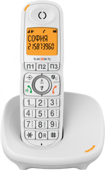 Р/Телефон Dect Texet TX-8905A белый АОН - купить недорого с доставкой в интернет-магазине