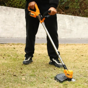 Триммер электрический Deko DKTR12 Plus аккум. неразбор.штан. реж.эл.:леска/нож - купить недорого с доставкой в интернет-магазине