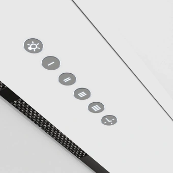 Вытяжка встраиваемая Elikor Cube 90П-1000-Э4Д белый управление: кнопочное (1 мотор) - купить недорого с доставкой в интернет-магазине