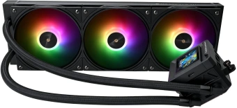 Система водяного охлаждения Thermalright Frozen Warframe SE 360 ARGB Soc-AM5/AM4/1151/1200/2066/2011/1700 черный 4-pin 29.8dB Al LCD Ret (F-WFRAME-SE-360-BL-ARGB) - купить недорого с доставкой в интернет-магазине