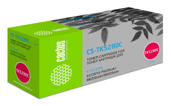 Картридж лазерный Cactus CS-TK5280C TK-5280C голубой (11000стр.) для Kyocera Ecosys P6235cdn/M6235cidn/M6635cidn - купить недорого с доставкой в интернет-магазине