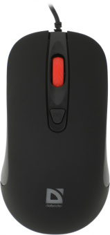 Мышь Defender Ultra Classic MB-280 черный оптическая 1600dpi USB 4but (52281) - купить недорого с доставкой в интернет-магазине