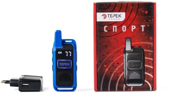 Рация Терек Спорт 199кан. до 3км сигн.Аналоговый синий (СПОРТ СИНИЙ) - купить недорого с доставкой в интернет-магазине