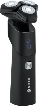 Бритва роторная Vitek Euphoria VT-2369 реж.эл.:3 питан.:элек.сеть/аккум. черный - купить недорого с доставкой в интернет-магазине