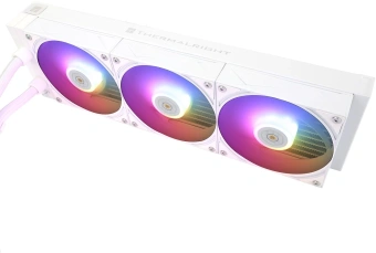 Система водяного охлаждения Thermalright Grand Vision 360 ARGB Soc-AM5/AM4/1151/1200/2066/2011/1700 белый 4-pin 29.4dB Al LCD Ret (G-VISION-360-WH-ARGB) - купить недорого с доставкой в интернет-магазине