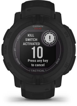 Смарт-часы Garmin Instinct 2 Solar 45мм 0.9" AMOLED корп.черный силикон рем.черный (010-02627-03) - купить недорого с доставкой в интернет-магазине
