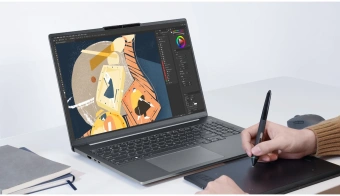Ноутбук Lenovo Xiaoxin Pro16 AHP9 Ryzen 7 8745H 24Gb SSD1Tb AMD Radeon 780M 16" OLED 2.5K (2560x1600) Windows 11 Home grey WiFi BT Cam - купить недорого с доставкой в интернет-магазине