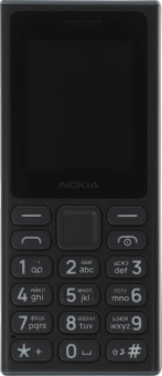 Мобильный телефон Nokia 108 DS TA-1627 черный моноблок 2Sim 2" 126x160 Series 30+ GSM900/1800 Protect MP3 FM microSD max32Gb - купить недорого с доставкой в интернет-магазине