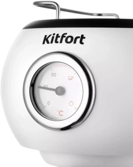 Кофеварка рожковая Kitfort КТ-7219 1100Вт белый - купить недорого с доставкой в интернет-магазине