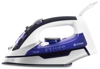 Утюг Vitek VT-1257 2400Вт фиолетовый - купить недорого с доставкой в интернет-магазине