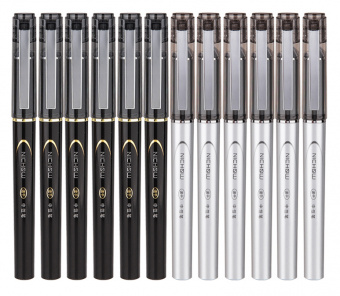 Ручка гелев. Deli S137 ассорти d=0.5мм черн. черн. линия 0.35мм - купить недорого с доставкой в интернет-магазине