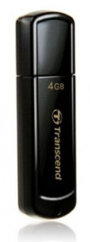 Флеш Диск Transcend 4Gb Jetflash 350 TS4GJF350 USB2.0 черный - купить недорого с доставкой в интернет-магазине