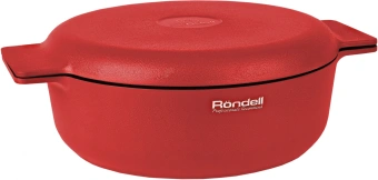 Сотейник Rondell Red Edition RDA-1119 d=24см (с крышкой) красный - купить недорого с доставкой в интернет-магазине