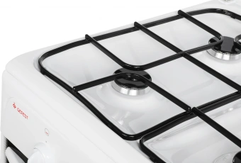 Плита Газовая Gefest ПГ 1200-С6 К33 белый (металлическая крышка) реш.сталь - купить недорого с доставкой в интернет-магазине