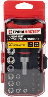 Набор бит и головок Грандмастер 671327 универсал. (27пред.) для гайковертов - купить недорого с доставкой в интернет-магазине