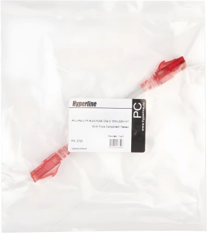 Патч-корд Hyperline PC-LPM-UTP-RJ45-RJ45-C5e-0.15M-LSZH-GY UTP RJ-45 вил.-вилка RJ-45 кат.5E 0.15м серый LSZH 24AWG - купить недорого с доставкой в интернет-магазине