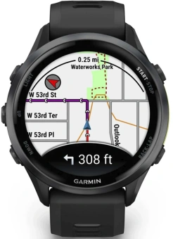 Смарт-часы Garmin Forerunner 970 47мм 1.4" AMOLED корп.черный рем.черный (010-02969-10) - купить недорого с доставкой в интернет-магазине