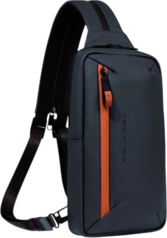 Рюкзак слинг Piquadro Corner 2.0 CA6466C2OW/BLU синий полиэстер - купить недорого с доставкой в интернет-магазине