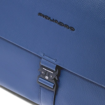 Деловая сумка Piquadro Than CA4021S135/BLU с отделением для ноутбука синий натур.кожа - купить недорого с доставкой в интернет-магазине