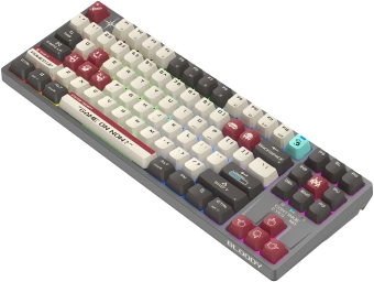 Клавиатура A4Tech Bloody WS87 механическая серый/красный USB for gamer LED (WS87) - цена, купить или заказать с доставкой в интернет-магазине Клавиатура A4Tech Bloody WS87 механическая серый/красный USB for gamer LED (WS87) - купить недорого с доставкой в интернет-магазине